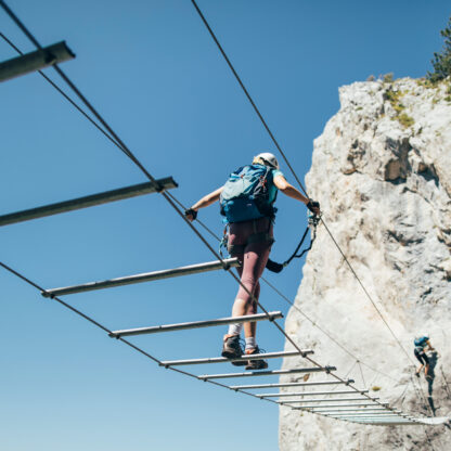 Traversée de pont en câble acier
