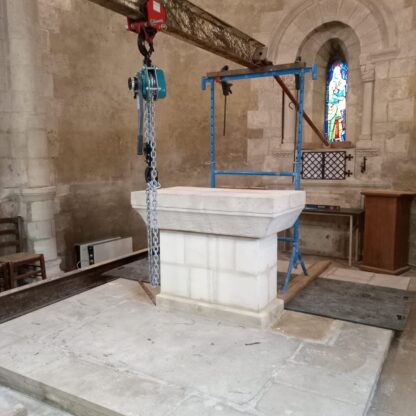 Mise en place de palan manuel