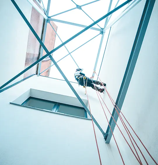 Pose de chemin de câbles